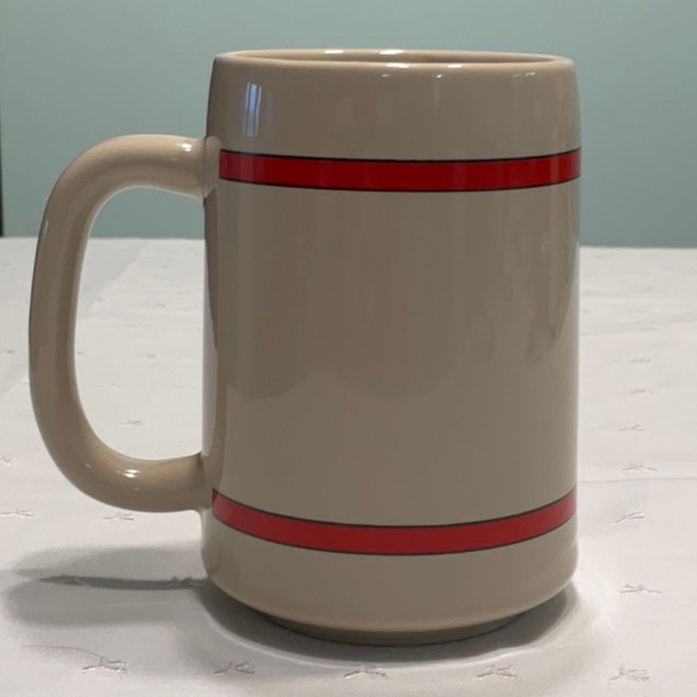 Russ Berrie & Co. Inc. Tall Ceramic Mustache Coffee Mug - Picture 3 of 6